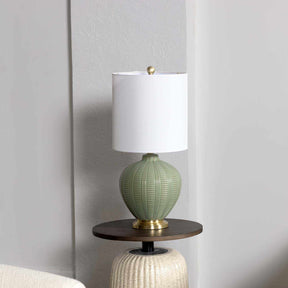 McMurray Green Textured Table Lamp - Clearance - Ornate Home
