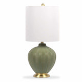 McMurray Green Textured Table Lamp - Clearance - Ornate Home