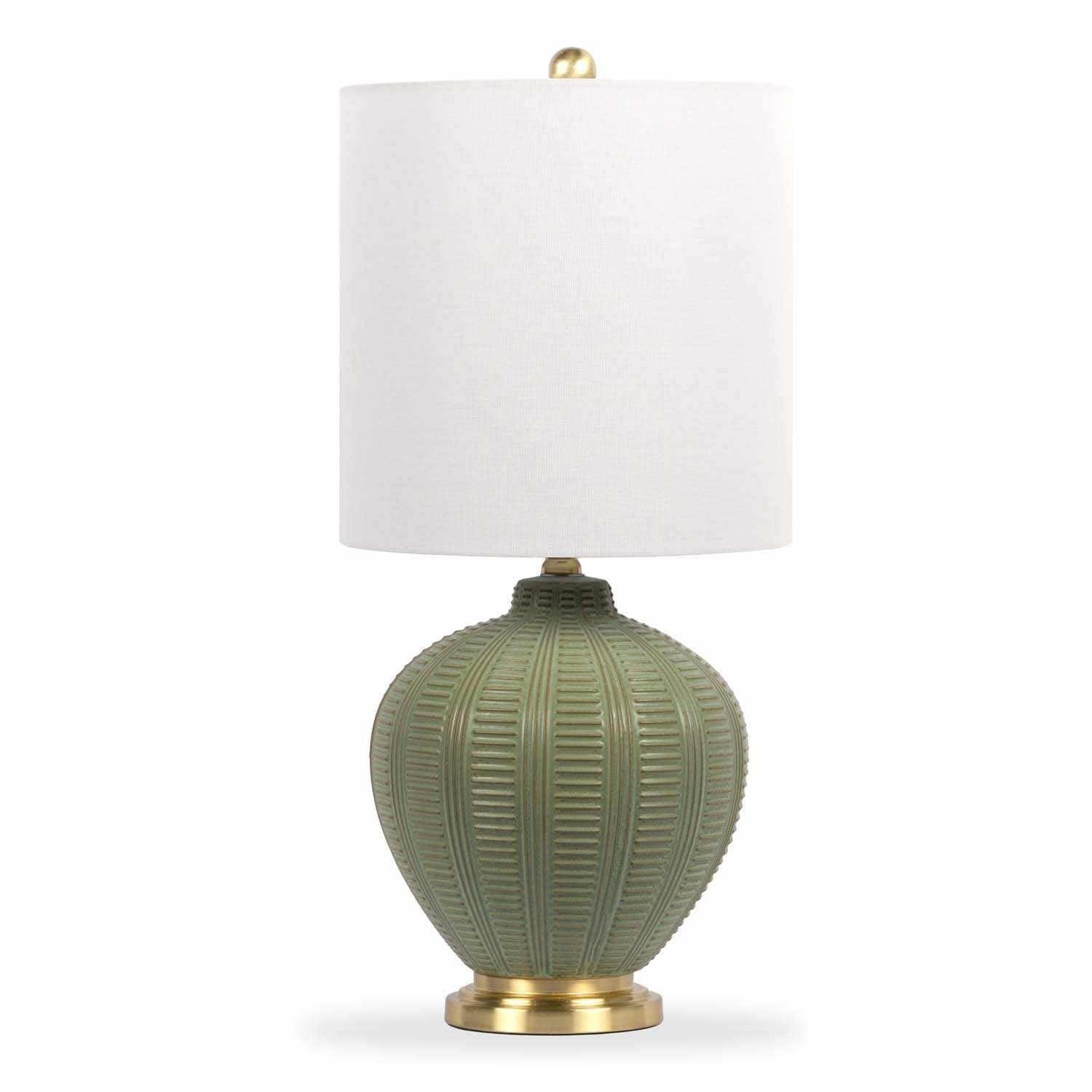 McMurray Green Textured Table Lamp - Clearance - Ornate Home