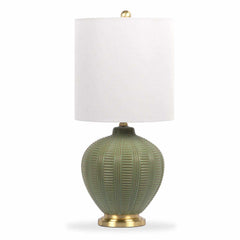 McMurray Green Textured Table Lamp - Clearance - Ornate Home