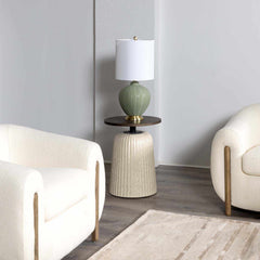 McMurray Green Textured Table Lamp - Clearance - Ornate Home
