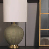 McMurray Green Textured Table Lamp - Clearance - Ornate Home