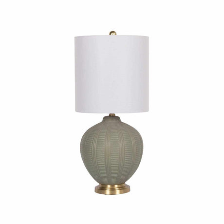 McMurray Green Textured Table Lamp - Ornate Home