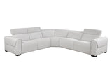 McPherson Cloud 5-Piece Modular Power Reclining Sectional with Power Headrests - Ornate Home