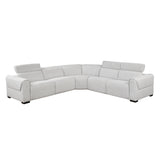 McPherson Cloud 5-Piece Modular Power Reclining Sectional with Power Headrests - Ornate Home