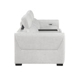 McPherson Cloud Power Double Reclining Loveseat with Center Console - Ornate Home