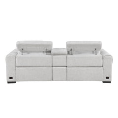 McPherson Cloud Power Double Reclining Loveseat with Center Console - Ornate Home