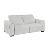McPherson Cloud Power Double Reclining Loveseat with Power Headrests - Ornate Home