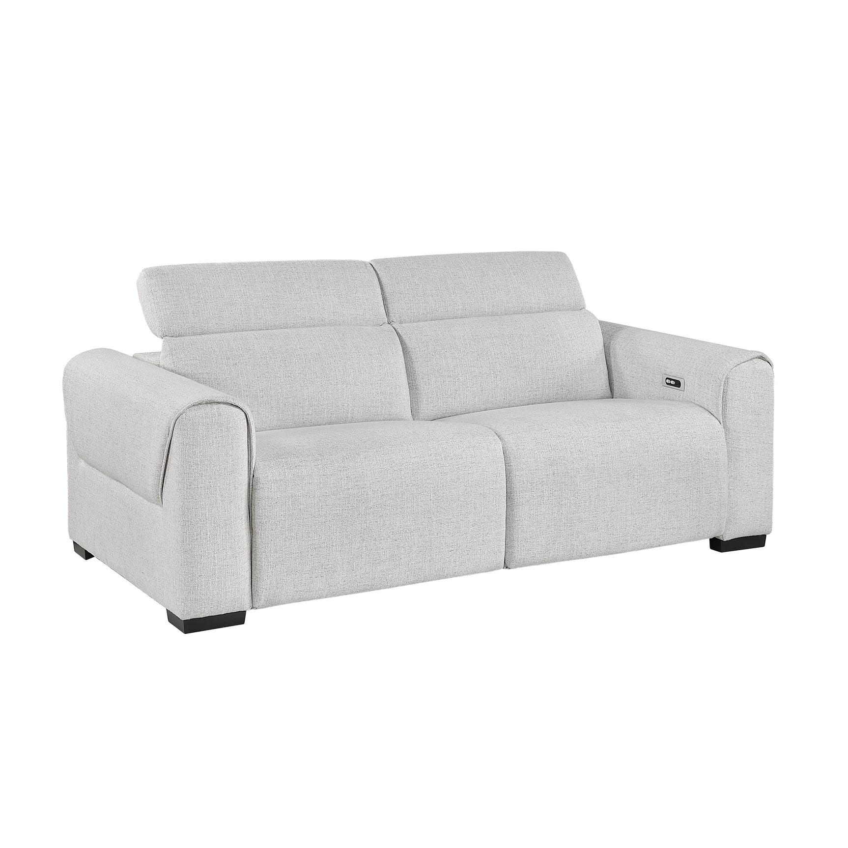 McPherson Cloud Power Double Reclining Loveseat with Power Headrests - Ornate Home