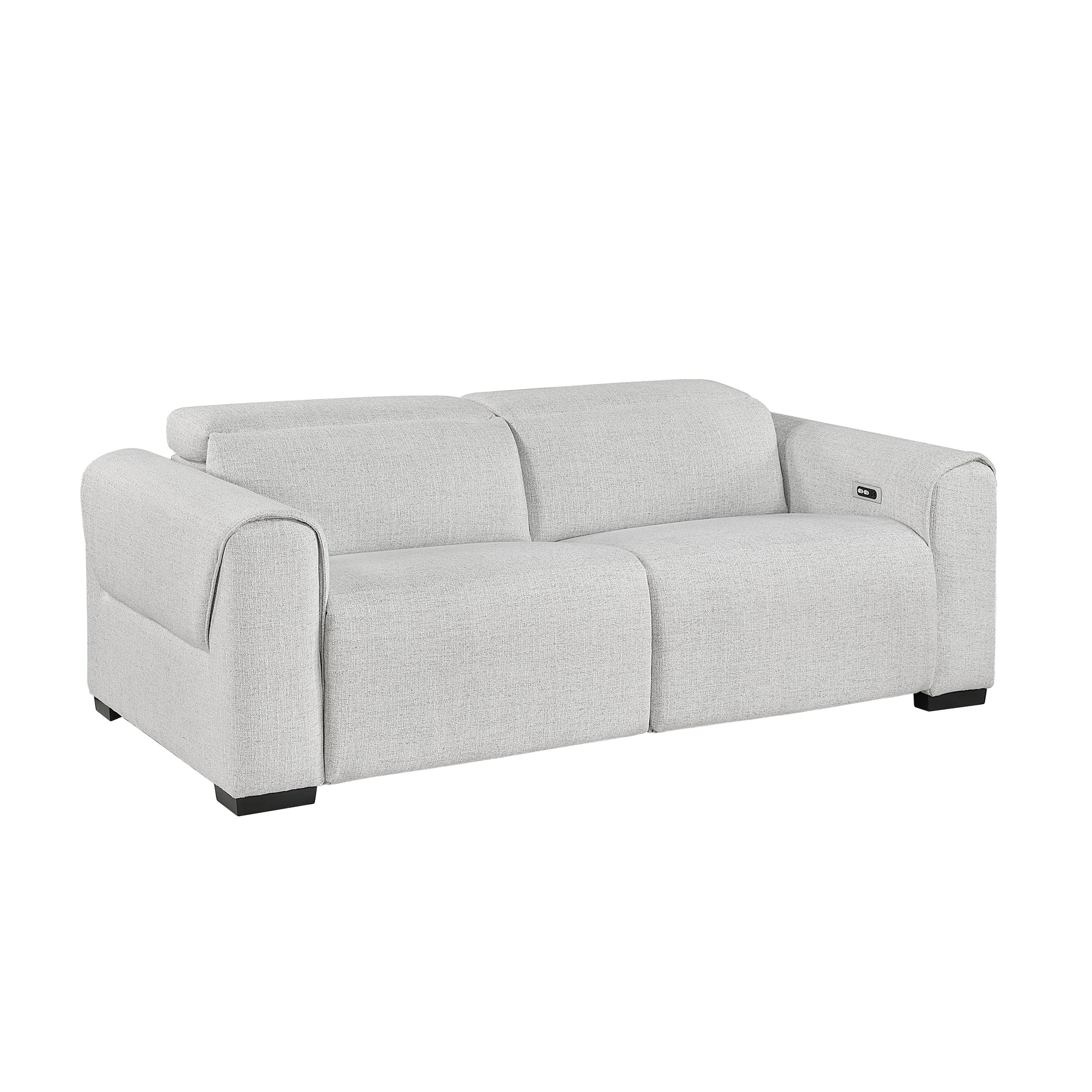 McPherson Cloud Power Double Reclining Loveseat with Power Headrests - Ornate Home