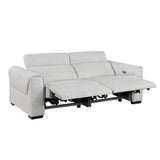 McPherson Cloud Power Double Reclining Loveseat with Power Headrests - Ornate Home