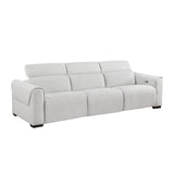 McPherson Cloud Power Double Reclining Sofa with Power Headrests - Ornate Home