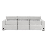 McPherson Cloud Power Double Reclining Sofa with Power Headrests - Ornate Home