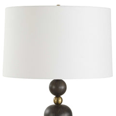 McQuinn Dark Walnut Table Lamp - Ornate Home
