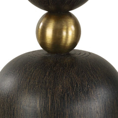 McQuinn Dark Walnut Table Lamp - Ornate Home