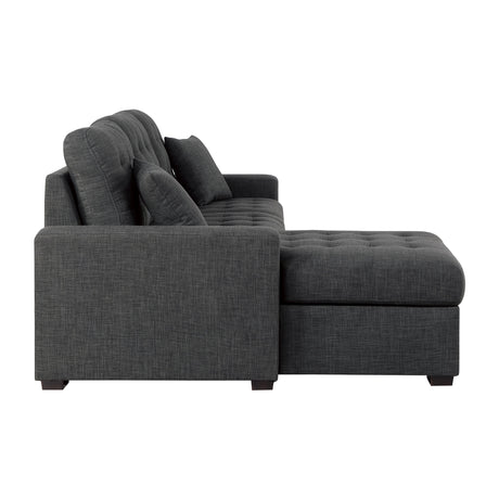 Mccafferty Dark Gray 2-Piece Sectional with Left Chaise - Ornate Home