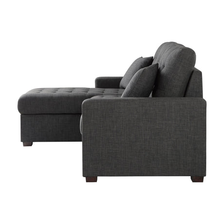 Mccafferty Dark Gray 2-Piece Sectional with Left Chaise - Ornate Home