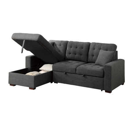Mccafferty Dark Gray 2-Piece Sectional with Left Chaise - Ornate Home
