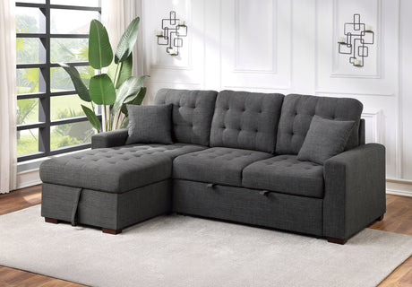 Mccafferty Dark Gray 2-Piece Sectional with Left Chaise - Ornate Home
