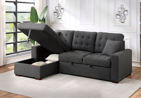 Mccafferty Dark Gray 2-Piece Sectional with Left Chaise - Ornate Home