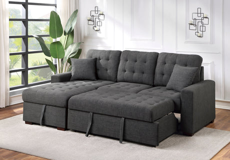 Mccafferty Dark Gray 2-Piece Sectional with Left Chaise - Ornate Home