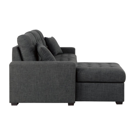 Mccafferty Dark Gray 2-Piece Sectional with Left Chaise - Ornate Home