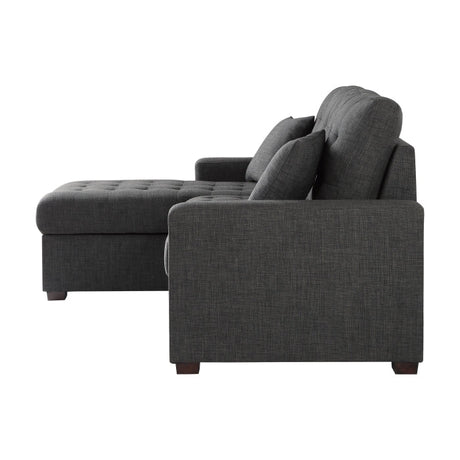 Mccafferty Dark Gray 2-Piece Sectional with Left Chaise - Ornate Home