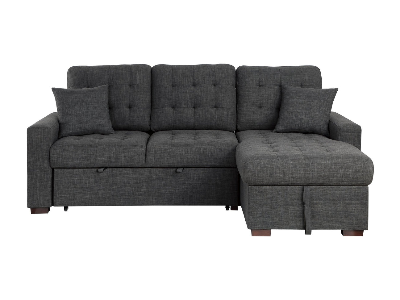 Mccafferty Dark Gray 2-Piece Sectional with Right Chaise - Ornate Home