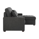 Mccafferty Dark Gray 2-Piece Sectional with Right Chaise - Ornate Home
