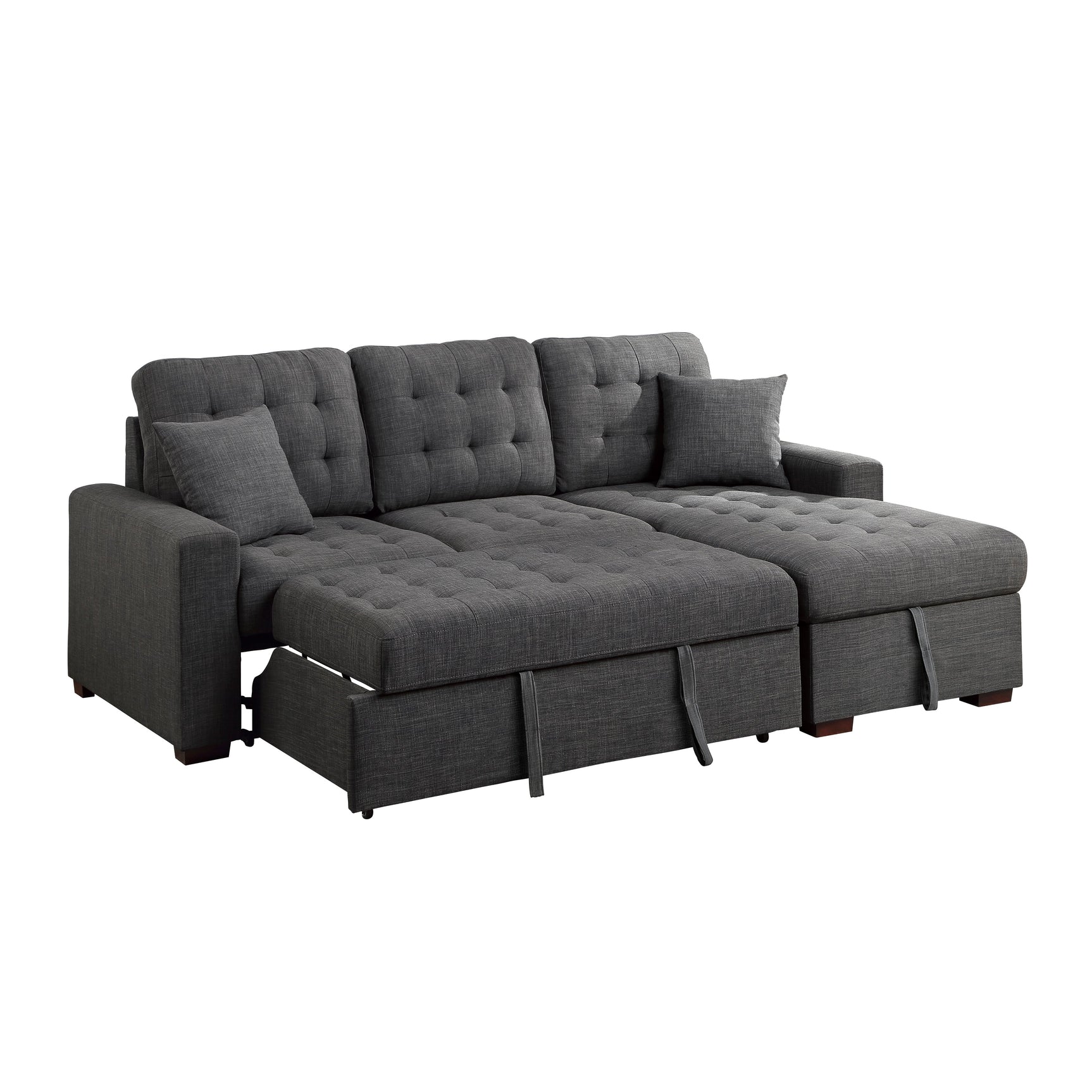 Mccafferty Dark Gray 2-Piece Sectional with Right Chaise - Ornate Home