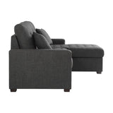 Mccafferty Dark Gray 2-Piece Sectional with Right Chaise - Ornate Home