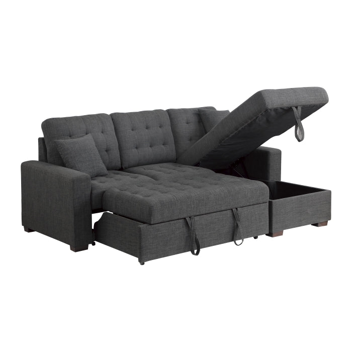 Mccafferty Dark Gray 2-Piece Sectional with Right Chaise - Ornate Home