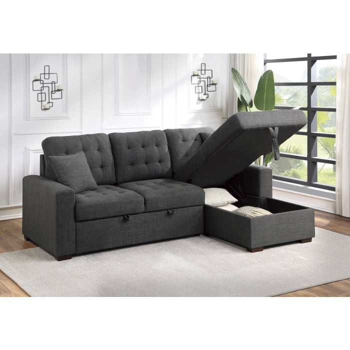 Mccafferty Dark Gray 2-Piece Sectional with Right Chaise - Ornate Home