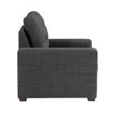 Mccafferty Dark Gray Chair with Pull-Out Ottoman - Ornate Home
