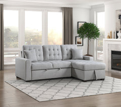 Mccafferty Gray 2-Piece Sectional with Right Chaise - Ornate Home