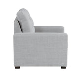 Mccafferty Light Gray Chair with Pull-Out Ottoman - Ornate Home