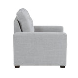 Mccafferty Light Gray Chair with Pull-Out Ottoman - Ornate Home
