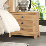 Mchenry Natural Oak 4 Pc. Twin Bedroom Set - Ornate Home