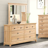 Mchenry Natural Oak 4 Pc. Twin Bedroom Set - Ornate Home