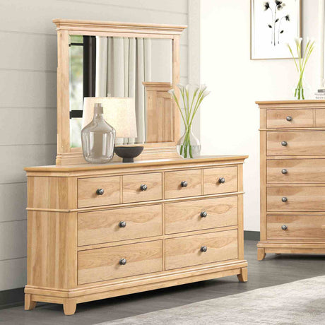 Mchenry Natural Oak 4 Pc. Twin Bedroom Set - Ornate Home