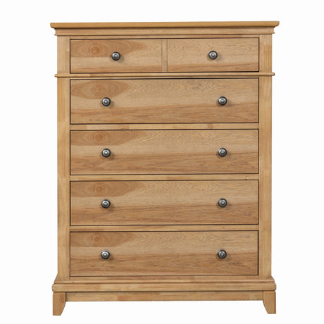 Mchenry Natural Oak Chest - Ornate Home