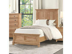 Mchenry Natural Oak Full Bed - Ornate Home