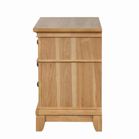 Mchenry Natural Oak Nightstand - Ornate Home