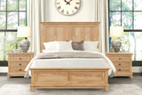 Mchenry Natural Oak Queen 5 Piece Bedroom Set w/2 Nightstands - Ornate Home