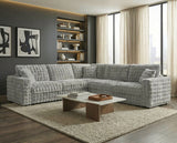 Mckenna Silver Gray Modular Sectional - Ornate Home
