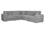 Mckenna Silver Gray Modular Sectional - Ornate Home