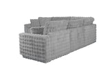 Mckenna Silver Gray Modular Sectional - Ornate Home