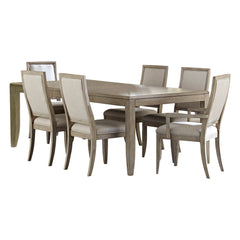 Mckewen Gray 7pc Dining Set - Ornate Home