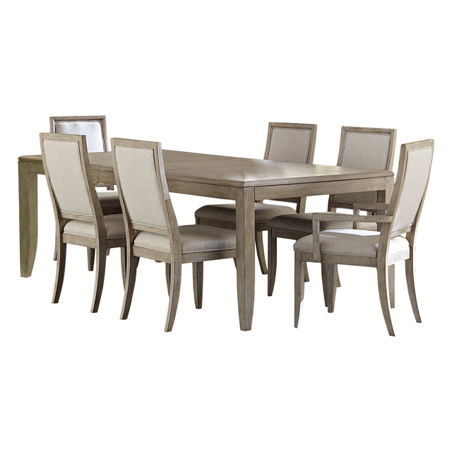 Mckewen Gray 7pc Dining Set - Ornate Home