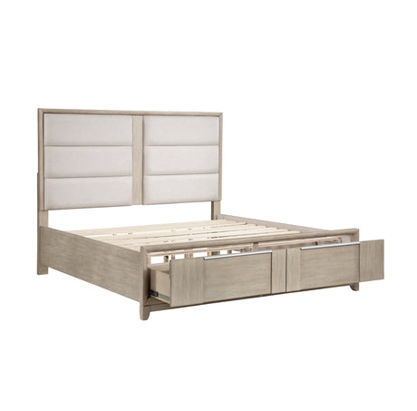 Mckewen Pewter California King Platform Bed - Ornate Home